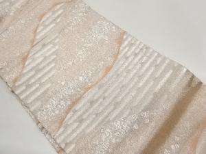 抽象霞・色紙散らし模様織出し名古屋帯